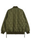 Military down jacket dark olive 