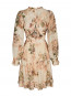 Miller Mega floral dress peach blossom 