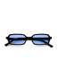 Milo sunglass blk gradient blue 
