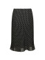Mindie mini dot skirt black 