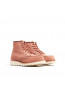 Classic moc toe men boots dusty rose 