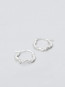 Monica hoop silver 