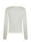 Nella fine rib blouse white 