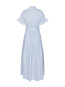 Nellie soft stripe dress light blue 
