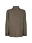 Nerine pinstripe blazer dark taupe 