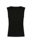 Nimbi fine rib top black 