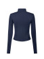 Nolana zip blouse navy 