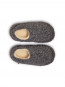 The nordic low slipper one tone iron grey 