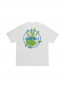 Climbers hand tee white 