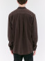 Ossian garment dyed tencel shirt dk coffee 