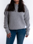Alpaca pullover grey L