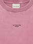 Classic slogan t-shirt dk pink 