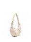 Pleat moon small bag  scallop 