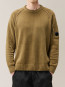 Chenille cotton crew neck ermine 