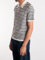 Poloshirt elito ecru dk nay 