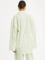 Poplin oversized shirt gleam green comb 
