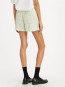 Poplin shorts gleam green comb 