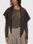 Poppy scarf brown 