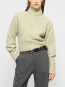 Pyrola pullover white moss 