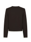 Quiana two-way zip knit jacket dk brown 
