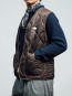 Rail zip vest moro 
