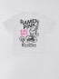 Ramen pink t-shirt grey marl 