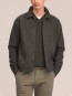 Reed wool shirt dark army 