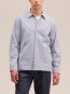 Reed seersucker hemdjacke stone blue 