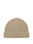 Reversible logo beanie sand 