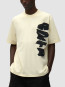 Side logo t-shirt cream 