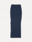 Rib long midi skirt navy blaze 