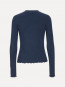 Rib longsleeve top navy blaze 