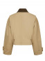 rivera carvas boxy jacket sand 