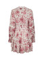 Roberta flower print dress evening rose M