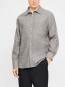 Rodrik shirt dk grey check 