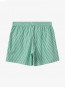 Ronne essential pajamas shorts green/wht S