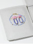 Lucky drops limited ring blue/white 