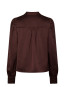 Rosslyn heavy sateen blouse burgundy 