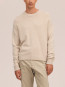 Russel crew neck pullover ecru 