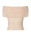 Sahera knit top bone white mel 