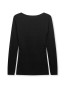 Salibby ls knit top black 