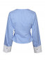 Salvia stripe shirt light blue 