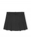 Scuba neoprene pleated skirt phantom 