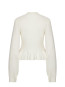 Sculptured knit cardigan egret S