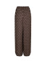 Sebba big dot pants dark brown 