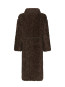 Senta faux fur coat dark brown 