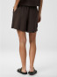 Shala linen shorts dark brown 