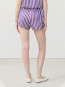 Shan 09bi shorts rayures violet 