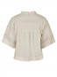 Siama s voile blouse ivory 