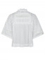 Siama s voile blouse white S